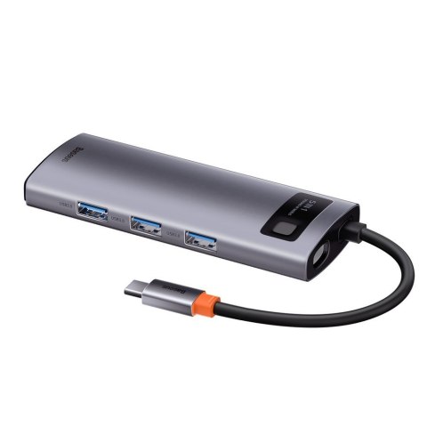 5w1 wielofunkcyjny HUB USB-C PD 100W HDMI 4K 3x USB 3.2 szary 5w1 wielofunkcyjny HUB USB-C PD 100W HDMI 4K 3x USB 3.2 szary