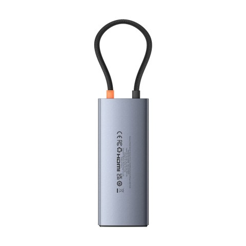 6w1 HUB Adapter USB-C do USB-A / USB-C / PD / HDMI / RJ-45 czarny 6w1 HUB Adapter USB-C do USB-A / USB-C / PD / HDMI / RJ-45 czarny