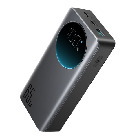 Cyfrowy powerbank 20000mAH 65W 3A USB USB-C czarny Cyfrowy powerbank 20000mAH 65W 3A USB USB-C czarny