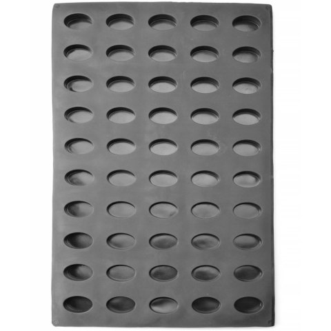 Forma silikonowa do pralin musów wypieków 570 x 375 mm - owal Forma silikonowa do pralin musów wypieków 570 x 375 mm - owal