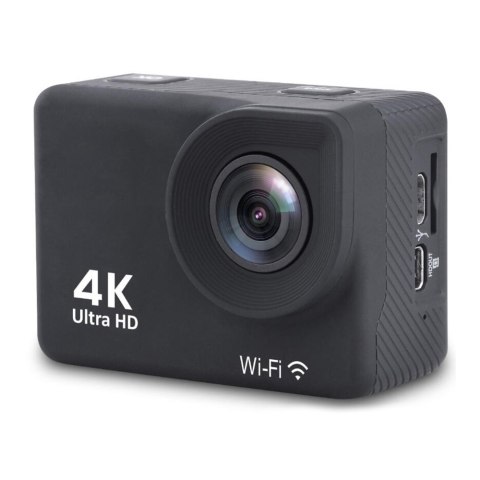 Kamera sportowa 4K Full HD Wi-Fi 16Mpx wodoodporna szerokokątna + akcesoria czarna Kamera sportowa 4K Full HD Wi-Fi 16Mpx wodoodporna szerokokątna + akcesoria czarna