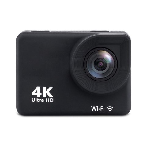 Kamera sportowa 4K Full HD Wi-Fi 16Mpx wodoodporna szerokokątna + akcesoria czarna Kamera sportowa 4K Full HD Wi-Fi 16Mpx wodoodporna szerokokątna + akcesoria czarna