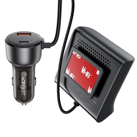 Ładowarka samochodowa 138W stacja ładująca 6 PORTÓW USB czarna Ładowarka samochodowa 138W stacja ładująca 6 PORTÓW USB czarna