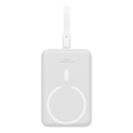 Mini Powerbank MagSafe 10000mAh 20W z kablem Lightning do iPhone 0.3m biały