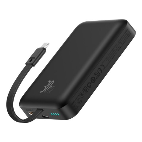 Mini Powerbank MagSafe 10000mAh 30W z kablem USB-C 0.3m czarny Mini Powerbank MagSafe 10000mAh 30W z kablem USB-C 0.3m czarny