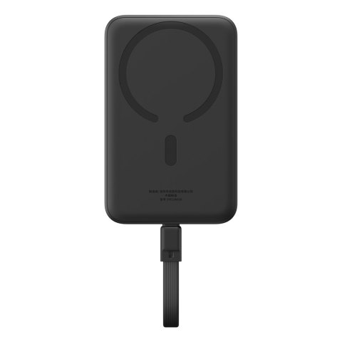 Mini Powerbank MagSafe 10000mAh 30W z kablem USB-C 0.3m czarny Mini Powerbank MagSafe 10000mAh 30W z kablem USB-C 0.3m czarny