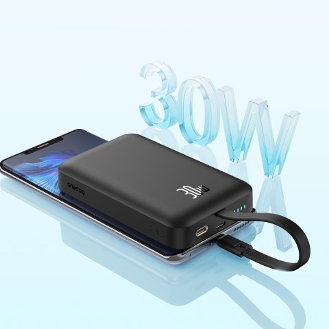 Mini Powerbank MagSafe 10000mAh 30W z kablem USB-C 0.3m czarny Mini Powerbank MagSafe 10000mAh 30W z kablem USB-C 0.3m czarny