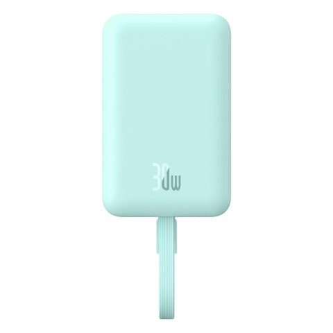 Mini Powerbank MagSafe 10000mAh 30W z kablem USB-C 0.3m niebieski Mini Powerbank MagSafe 10000mAh 30W z kablem USB-C 0.3m niebieski