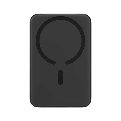 Mini powerbank 10000mAh z ładowaniem indukcyjnym MagSafe 15W PD QC 20W czarny Mini powerbank 10000mAh z ładowaniem indukcyjnym MagSafe 15W PD QC 20W czarny