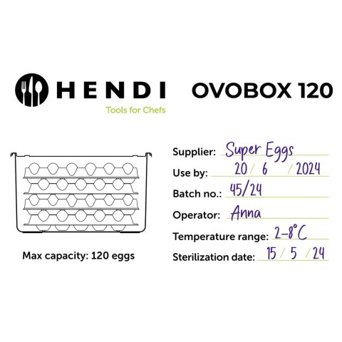 Pojemnik na jajka 8 tacek na 120 jaj OVOBOX 18 l 355 x 325 x 200 mm Pojemnik na jajka 8 tacek na 120 jaj OVOBOX 18 l 355 x 325 x 200 mm