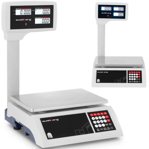 Waga kontrolna stołowa sklepowa magazynowa LCD 30kg / 5g Waga kontrolna stołowa sklepowa magazynowa LCD 30kg / 5g