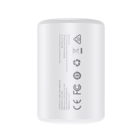 2w1 Pompka turystyczna do materaca i latarką LED PocketGo Pro - biała 2w1 Pompka turystyczna do materaca i latarką LED PocketGo Pro - biała
