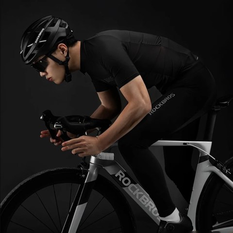 Koszulka rowerowa rozpinana z krótkim rękawem XXL - czarna Koszulka rowerowa rozpinana z krótkim rękawem XXL - czarna