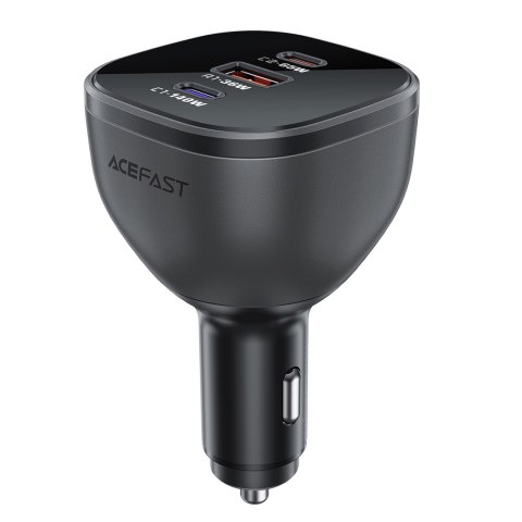 Ładowarka samochodowa B14 165W 2x USB-C 1x USB-A - czarna Ładowarka samochodowa B14 165W 2x USB-C 1x USB-A - czarna