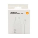 Ładowarka sieciowa Xiaomi 67W 6.2A USB-A z kablem USB-C - biała