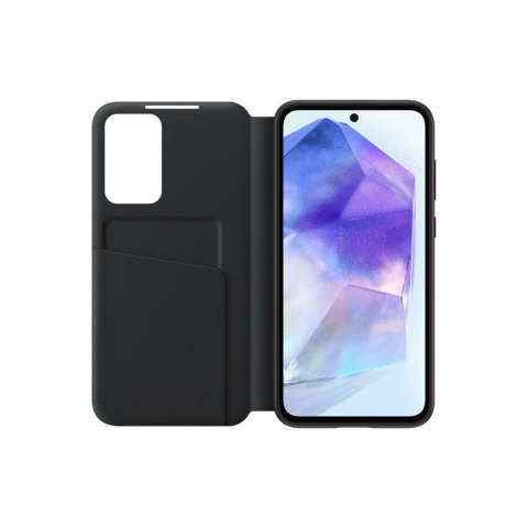 Oryginalne etui Smart View Wallet z klapką do Samsung Galaxy A55 czarne Oryginalne etui Smart View Wallet z klapką do Samsung Galaxy A55 czarne