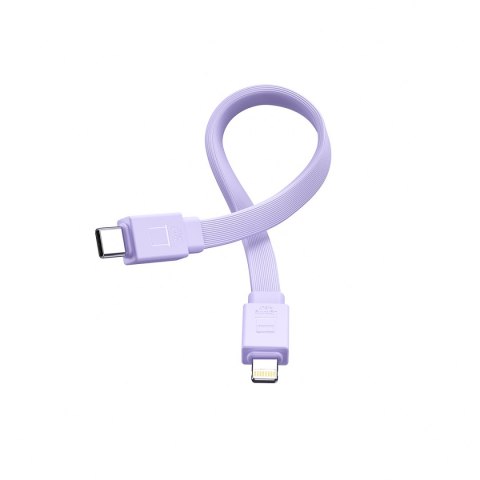 Powerbank magnetyczny 10000mAh 20W z podstawką + kabel Lightning - USB-C fioletowy Powerbank magnetyczny 10000mAh 20W z podstawką + kabel Lightning - USB-C fioletowy