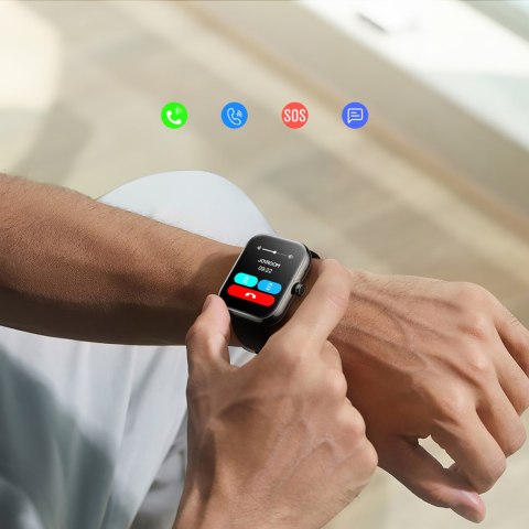 Smartwatch Fit-Life JR-FT5 Plus z funkcją odbierania połączeń - różowy Smartwatch Fit-Life JR-FT5 Plus z funkcją odbierania połączeń - różowy