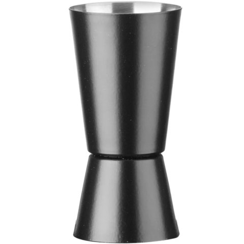 Zestaw barmański w tubie shaker jigger sitko muddler łyżka - czarny Zestaw barmański w tubie shaker jigger sitko muddler łyżka - czarny