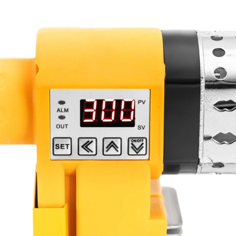 Zgrzewarka do rur PP PB PE PV o śr. 20-63 mm 300C 950 W - zestaw Zgrzewarka do rur PP PB PE PV o śr. 20-63 mm 300C 950 W - zestaw