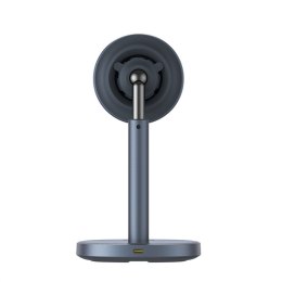2w1 Ładowarka indukcyjna Orbit 2 Pro MagSafe Qi2 20W z chłodzeniem - szara