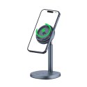 2w1 Ładowarka indukcyjna Orbit 2 Pro MagSafe Qi2 20W z chłodzeniem - szara