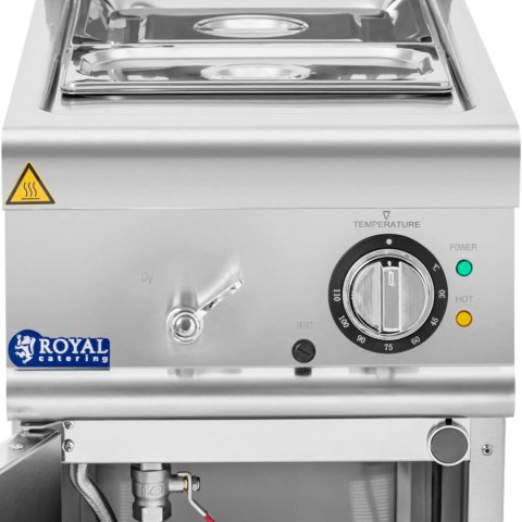 Bemar elektryczny z szafką kranem GN 1/2 GN 1/3 3000 W Bemar elektryczny z szafką kranem GN 1/2 GN 1/3 3000 W