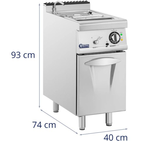 Bemar elektryczny z szafką kranem GN 1/2 GN 1/3 3000 W Bemar elektryczny z szafką kranem GN 1/2 GN 1/3 3000 W