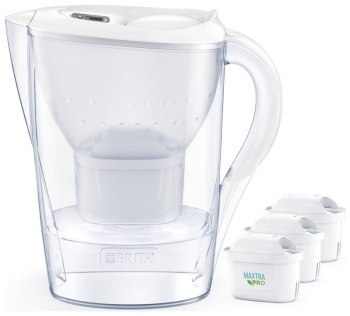 Dzbanek filtrujący Brita Marella+3 Maxtra Pro PP (biały ; 2 4l) Dzbanek filtrujący Brita Marella+3 Maxtra Pro PP (biały ; 2 4l)