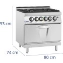 Kuchnia gazowa z piekarnikiem 4 palniki 14.4 kW