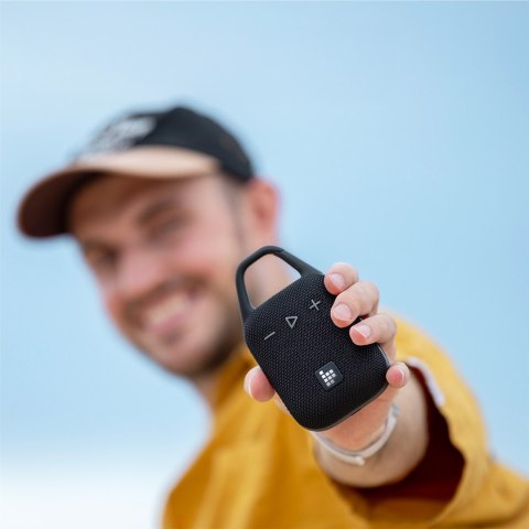 Mały turystyczny głośnik bezprzewodowy Mirtune H1 Bluetooth 8W - czarny Mały turystyczny głośnik bezprzewodowy Mirtune H1 Bluetooth 8W - czarny