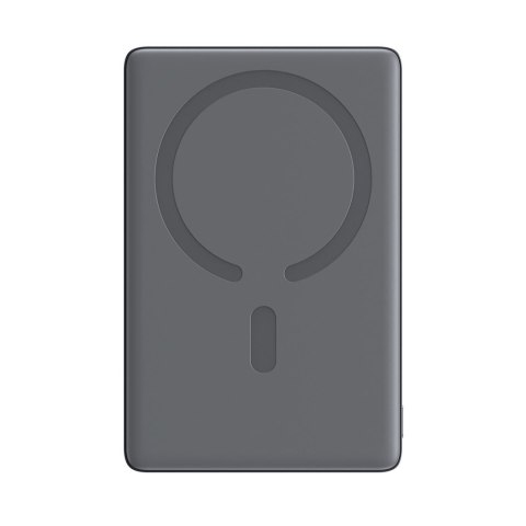 Powerbank 5000mAh USB-C 20W PD i ładowaniem indukcyjnym 15W - szary Powerbank 5000mAh USB-C 20W PD i ładowaniem indukcyjnym 15W - szary