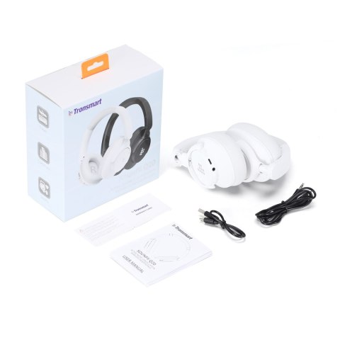 Słuchawki bezprzewodowe Sounfii Q20 ANC nauszne Bluetooth 5.3 - białe Słuchawki bezprzewodowe Sounfii Q20 ANC nauszne Bluetooth 5.3 - białe