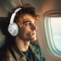 Słuchawki bezprzewodowe Sounfii Q20 ANC nauszne Bluetooth 5.3 - białe