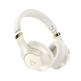 Słuchawki nauszne H4 ANC bezprzewodowe Bluetooth 5.3 IPX4 - beżowe