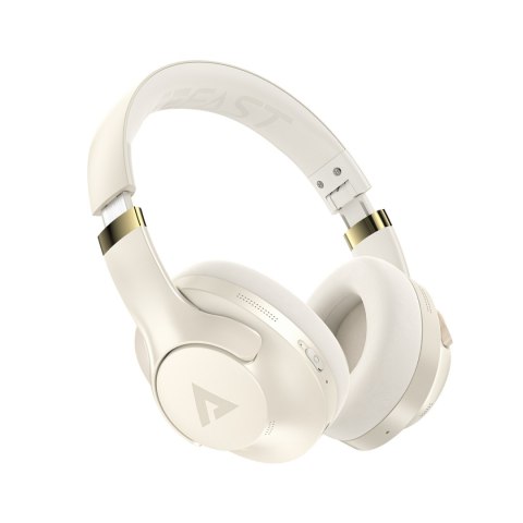 Słuchawki nauszne H4 ANC bezprzewodowe Bluetooth 5.3 IPX4 - beżowe Słuchawki nauszne H4 ANC bezprzewodowe Bluetooth 5.3 IPX4 - beżowe