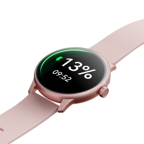 Smartwatch Classis Series JR-FC1 z funkcją odbierania połączeń IP68 - różowy Smartwatch Classis Series JR-FC1 z funkcją odbierania połączeń IP68 - różowy