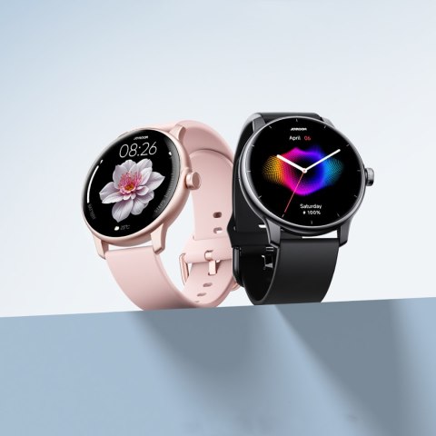 Smartwatch Classis Series JR-FC1 z funkcją odbierania połączeń IP68 - różowy Smartwatch Classis Series JR-FC1 z funkcją odbierania połączeń IP68 - różowy