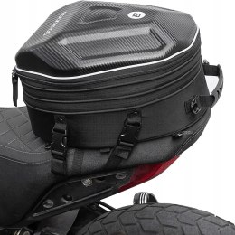 Torba motocyklowa plecak na kask mocowana na bak lub siedzeniu 35l - czarna