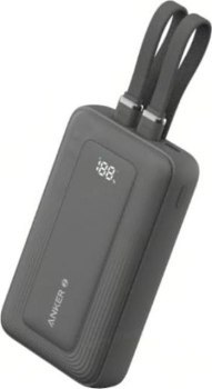 Anker Zolo 10000 mAh 30W z wbudowanymi kablami USB-C+Lightning czarny Anker Zolo 10000 mAh 30W z wbudowanymi kablami USB-C+Lightning czarny