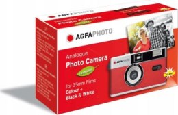 Aparat fotograficzny - Agfa Photo Reusable Camera 35mm red