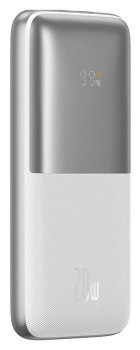 Baseus Bipow Pro 10000mAh, 2xUSB, USB-C, 20W (biały) Baseus Bipow Pro 10000mAh, 2xUSB, USB-C, 20W (biały)