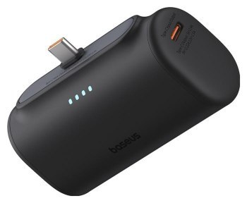 Baseus Compact 5000mAh 20W USB-C czarny Baseus Compact 5000mAh 20W USB-C czarny