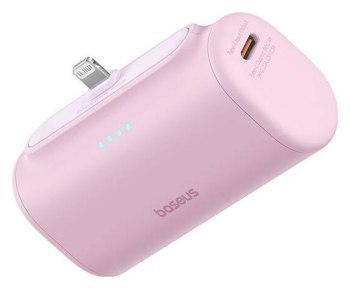 Baseus Compact IP 5000mAh 20W różowy Baseus Compact IP 5000mAh 20W różowy