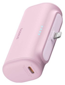 Baseus Compact IP 5000mAh 20W różowy Baseus Compact IP 5000mAh 20W różowy