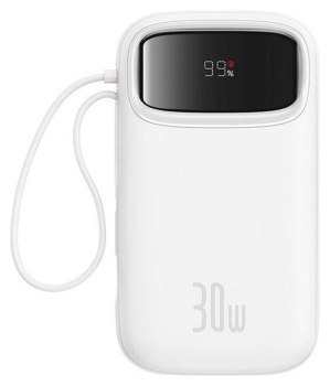 Baseus QPow 2 20000 mAh 30W 2xUSB-C biały Baseus QPow 2 20000 mAh 30W 2xUSB-C biały