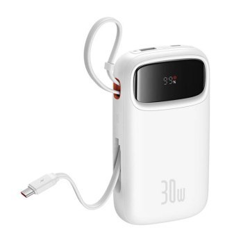 Baseus QPow 2 20000 mAh 30W 2xUSB-C biały Baseus QPow 2 20000 mAh 30W 2xUSB-C biały