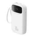 Baseus QPow 2 20000 mAh 30W 2xUSB-C biały