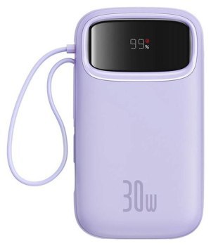 Baseus QPow 2 20000 mAh 30W 2xUSB-C fioletowy Baseus QPow 2 20000 mAh 30W 2xUSB-C fioletowy