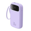 Baseus QPow 2 20000 mAh 30W 2xUSB-C fioletowy